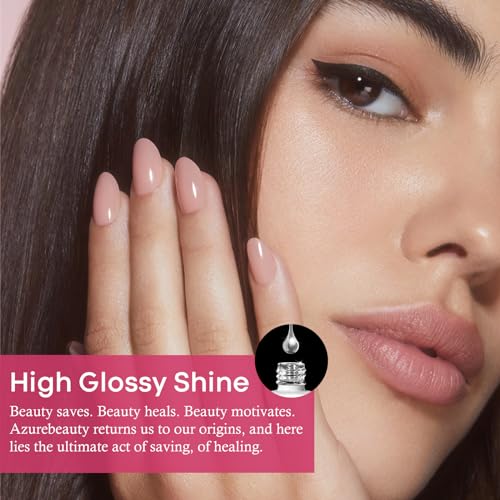 AZUREBEAUTY 4+4 Dip Powder Liquid Set & Summer Jerry Translucent 6 Colors Dip Powder Nail Kit for French Nail Art Manicure DIY Salon Gift