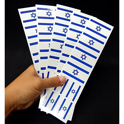 40 Tattoos: Israeli Flag, Israel Party Favors