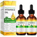 Vitamin E Oil for Skin - 75,000 IU | Vitamin E Oil for Scars, Stretch Marks, Wrinkles, 100% Natural d-Alpha Tocopherol for Face & Hair, Moisturizing Anti-Aging (120 ML)