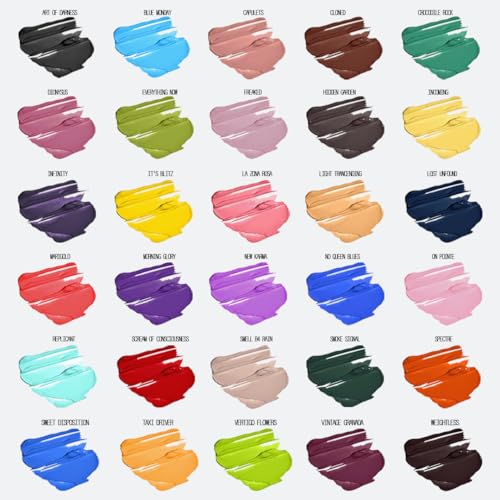 about-face Matte Fluid Eye Paint Art of Darkness ? High-Pigment Liquid Eyeshadow, Long-Lasting, No-Budge Matte Finish, Vegan & Cruelty-Free (Matte Black)