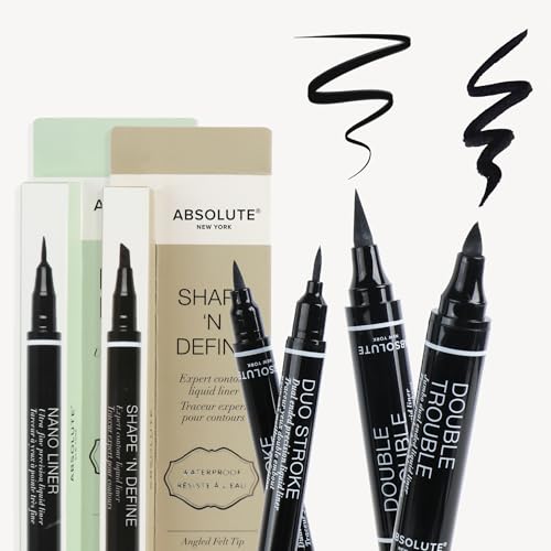 Absolute New York Super Slim Angled Tip Double Ended Liner (Duo Stroke)
