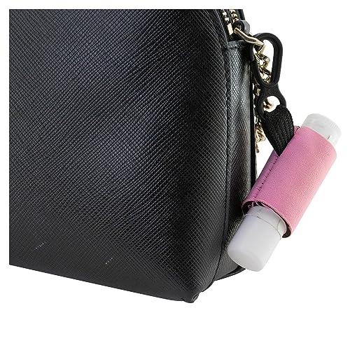 Birdz 4 Clip-On Neoprene Pink Sleeve Lip Balm Holsters LIPSTICK HOLDER Key Chain