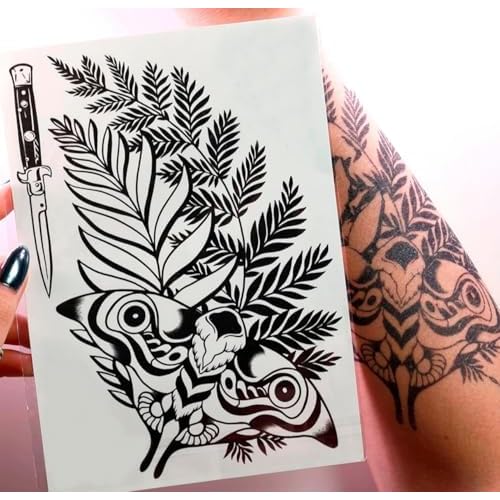 Ellie Long Lasting Tattoo | Cosplay Stickers for Body | Semi-Permanent Waterproof Fake Tattoos | Props Body Sticker Lasts 7-14 days