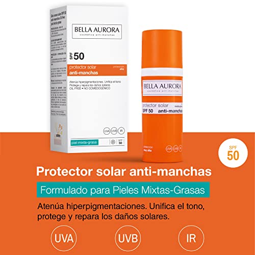 BELLA AURORA GEL SOLAR SPF 50 ANTIMANCAS PIEL MIXTA-GRASA