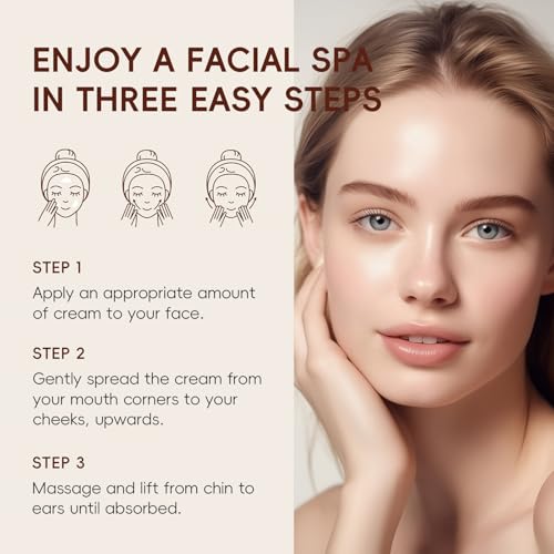 Rice Moisturizing Cream,Korean Face Cream with Rice Ceramide Extract | Lifts & Firms Skin,Nourishes Soothing Deeply,Repairs the Skins Barrier,Anti Aging Face Cream for All Skin Types?1.06OZ