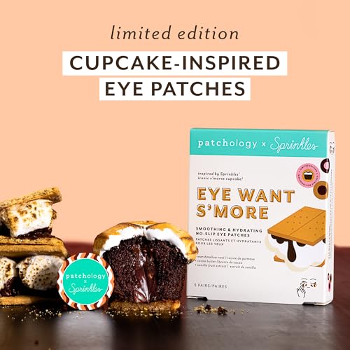 Patchology | Sprinkles (Limited Edition) - Eye Want S¡¯more - Soothing & Hydrating No-Slip Eye Patches - 5 Pairs