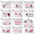 30pcs Dance Makeup Bag Dance Cosmetic Bags Dancer Gifts Survival Kit Pouch Travel Toiletry Bag Valentine's Day Gifts for Girls Women Dance Teacher Competition