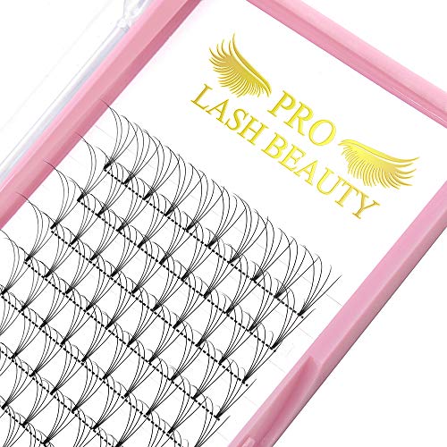 Premade Fans Eyelash Extensions 4D-C-0.10-9-15 Short Stem Premade Volume Eyelash Extensions 3D 5D 7D Volume Lash Extensions .07 .10 Pre made Lash Fans C D Curl 9-15 MIX(4D-C-0.10,9-15mix)