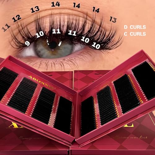 80 Rows Ellipse Flat Eyelash Extension 0.10-0.25 Matte Black Cashmere Flat Lashes Individual Two Split Tips Lash Extension (D Mix 8-15mm)