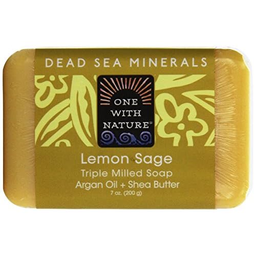 ONE WITH NATURE Lemon Sage Bar Soap, 7 OZ