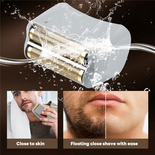 Shaver Replacement Foil and Cutters for Andis 17150 17200 TS-1 TS-2 Washable 3D Replaces #17155 Shaving Blade