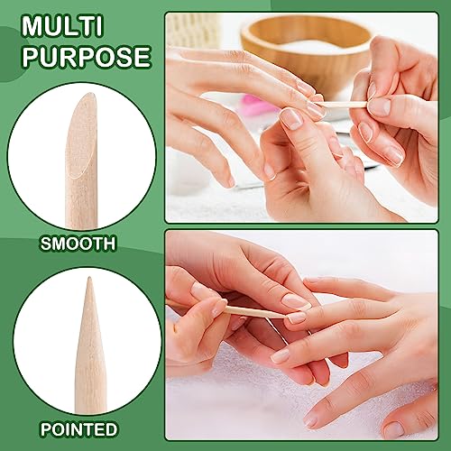 Wooden Wax Sticks Eyebrow Lip Nose Waxing Sticks Small Wax Spatulas Applicator Wood Craft Sticks for Hair Removal and Smooth Skin Spa and Home Usage