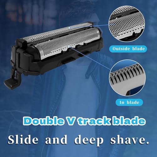 Replacement Blade shaver replacement foil head Compatible with Shaver ES9013 ES9087 ES9068 ES8101 Electric Shaver Head Cutter Blade ES-CST2S, ES-CST2R, ES-CST2T, ES-LT41