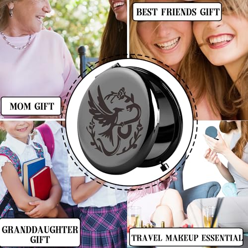 Magic Dragon Makeup Bag Zipper Pouch Travel Cosmetic Organizer for Women Fiery Magic Book Travel Toiletry Bag Waterproof Shaving Bag for Men Travel Toiletries