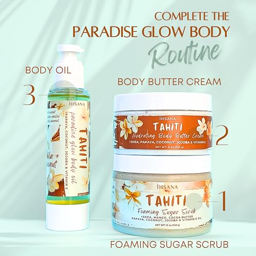 Vanilla Coconut Hyper Skin Moisturizer, After Shower Oil for Women Jojoba I Coconut I Almond I Papaya I Recommended: Vitamin E : Moisturizing.