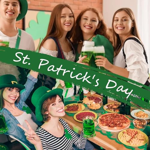 8 Pcs Green Face Glitter Freckles Stickers, St. Patrick's Day Glitter Freckles Face Tattoo, Waterproof, Easy to Apply and Remove, Long-lasting 48h Glitter Makeup for Women and Girls