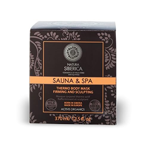 Natura Siberica Thermo Body Mask Slimming 370ml Amaranth Oil, Volcanic clay, Organic juniper extract, Organic Sage extract, Altai honey