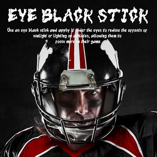 2 PCS White Black Face Paint White Body Paint, Eye Black Football, Matte Lipstick Set for Halloween Vampire Zombie Clown Cosplay Makeup