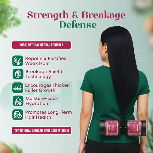 Chebe Hair Growth Grease with Rosemary Oil - Hair Thinning and Hairloss Treatment for Men & Women, Vegan Hair Regrowth Butter, Scalp Moisturizer