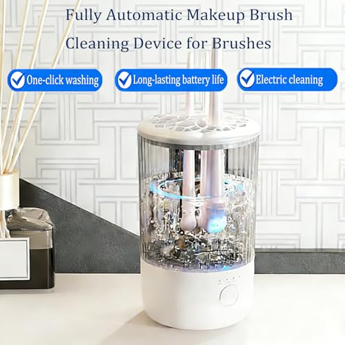 Electric Makeup Brush Cleaning Machine, Automatic Makeup Brushes Cleaner Suitable for Various Makeup Brushes & Tools