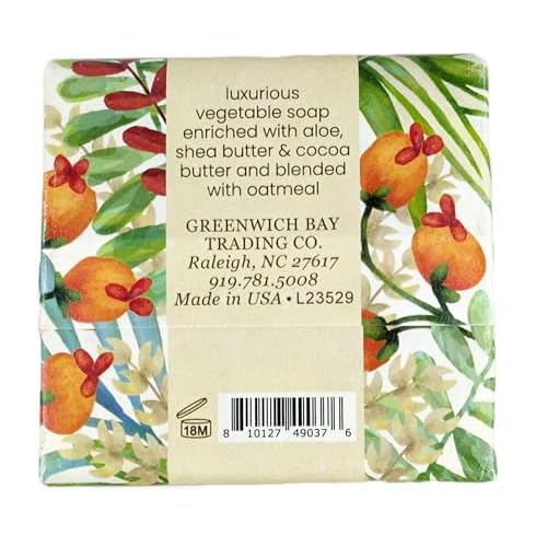 Greenwich Bay Trading Company Botanical Collection: Aloe + Oat Gift Set Bundle - 6.35oz Wrapped Bar Soap + 16oz Body Wash + Body Butter