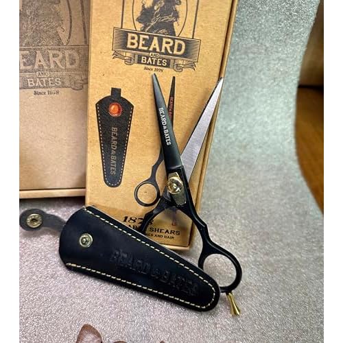 BEARD & BATES Factory Seconds Beard Tool Kit, Wooden Comb, Scissors, Brush, Deep Discount