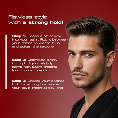 Redone Spider Hair Wax Passionate 100ml | Maximum Control | Flexible Hold | Medium Shine Look | Women and Men Wax | Ultra Holding Effect