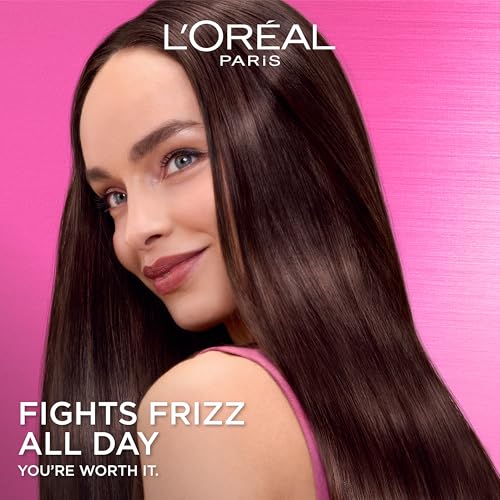 L'Oreal Paris Sulfate Free Iron Sleek Coat Hair Treatment, Provides Frizz Control and Humidity Protection, Semi-Permanent Smoothing Treatment, EverPure Hair Care, 5.1 fl oz