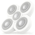 Compatible with Freebirds Replacement Blades Women White,5-Blade Rotary Refill Compatible with Freebirds Shaver for Women,Waterproof,1Pack.