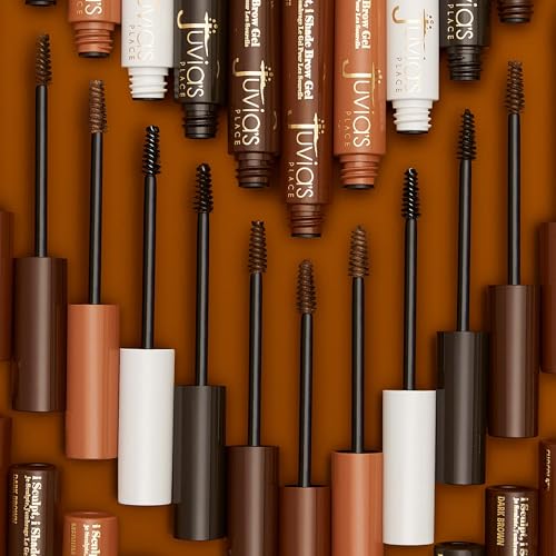 Juvia's Place iSculpt, iShade Eyebrow Gel - Dark Brown, Waterproof Gel for Eyebrows, Brows Enhancer Makeup, Brows Filler makeup, Tinted Brow, Advanced Eyebrow Definer