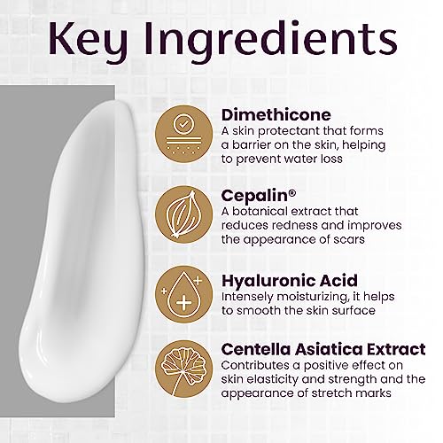 Mederma Stretch Marks Therapy, Helps Prevent and Treat Stretch Marks, Safe to Use When Pregnant & PM Intensive Overnight Scar Cream, Works with Skin's Nighttime Regenerative Activity