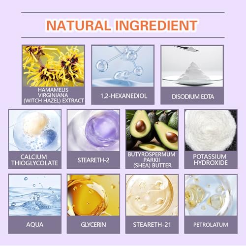Hair Removal Cream for Women and Men, Painless Hair Removal Cream For Bikini Line, Legs, Arms, Underarms, Intimate/Private Depilatory, Skin Friendly - 100g