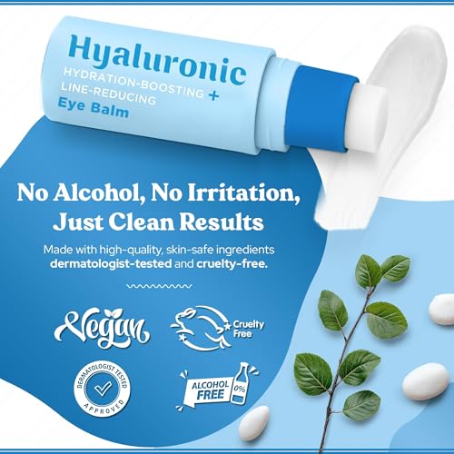 Bella Bliss Hyaluronic Eye Balm ? Hydrating Under Eye Cream for Fine Lines, Puffiness & Dryness ? Anti-Aging Formula ? With Hyaluronic Acid ? Made in Korea ? 0.35 oz / 10g ? Pack of 2