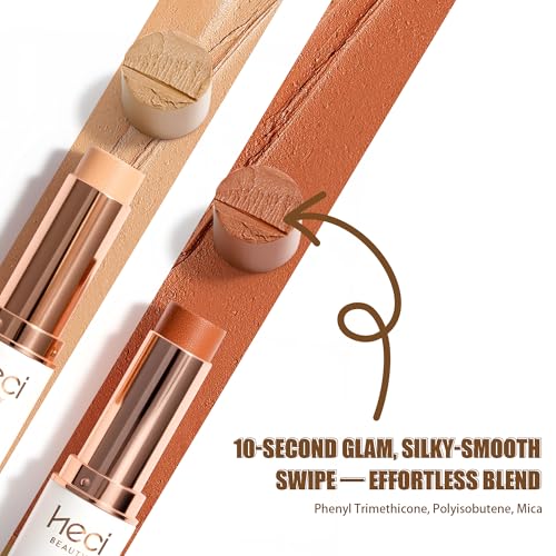 Tinted Foundation Stick, Balm to Cream Foundation with Light to Medium Coverage, Infused with Hydrating Ingredients - Fair 01, 0.25 oz