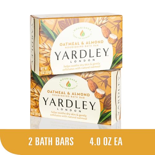 YARDLEY LONDON Bath Soap Bars and Body Soap Bars Bundle - : English Lavender, Oatmeal & Almond, Aloe & Avocado, Cocoa Butter, Lemon Verbena 4.0 oz (, Two Each), 10 Count (Pack of 2)