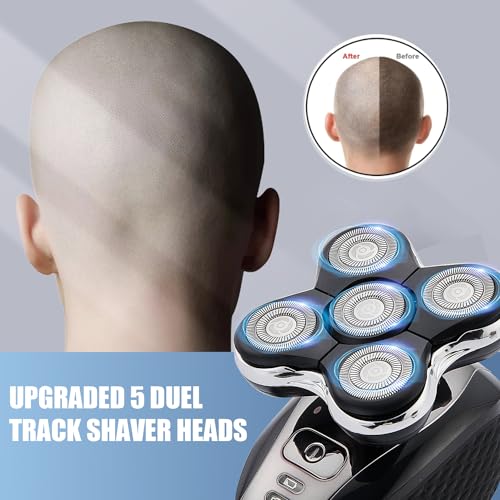 Balder Pro Shaver Peplacement Heads for Remington Balder Pro Head Shaver Model XR7000/XR1500/XR1501 Electric Shaving for Bald Men,4 Pack