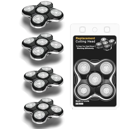 XR7000 Balder Pro Replacement Head Compatible with Remington Balder Pro Head Shaver Model XR7000/XR1500/XR1501 (4 Count)