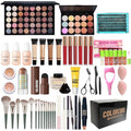 All in One Makeup Kit for Teens, Gifts for Teenagers Girls Women, Professional Makeup Set with Eyeshadow Palette Eyeliner Mascara Face Powder Concealer Foundation Lip Gloss Brush Set False Lash Kit