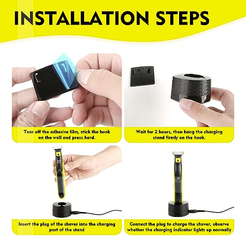 Razor Stand Charging Charger Base Holder for Philips Norelco OneBlade 2520/2530/2620/2630