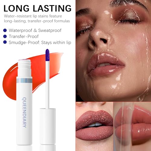 lip stain peel off,Long-Lasting All day Lips tick peel off Masque,Waterproof and Transfer Proof Lip tint - Matte Finish Peel Off lip stain£¨ 01Sweetheart Stain £©