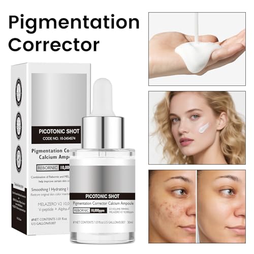 Cyano Pink Spicule Serum + Picotonic Shot Ampoule Duo - 2 PCS Korean Face Serum with Niacinamide & Calcium Ampoule Duo for Pore Refinement Glass Skin Finish (Pink + White essence)