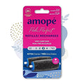 Amop? Pedi Perfect Electric Callus Remover Foot File Roller Head Refills, with Diamond Crystals, Removes Hard & Dead Skin, Extra Coarse for Very Hard Skin ? 2 Count