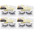 Andrea Strip Lashes Style 23 ? Black Natural False Eyelashes, Lightweight Reusable Lash Strips, 4 Pair