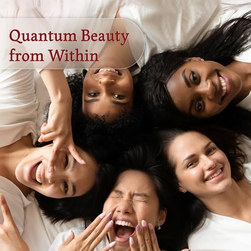 Quantum Nutrition Labs Hair Skin and Nails - Keratin Supplement, Hair Growth Supplement for Women & Men with Magnesium, Calcium, Beauty from Within for Hair, Skin and Nails - 60 Vegetarian Capsules