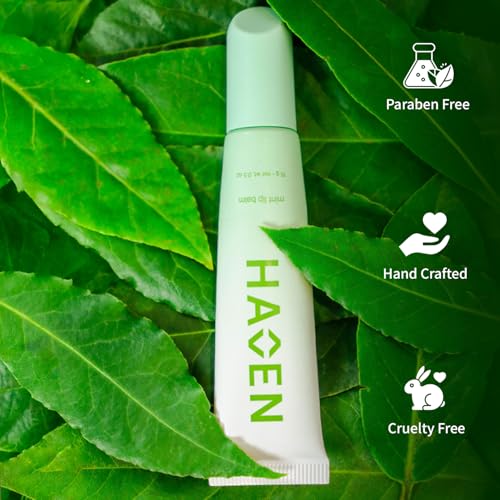 Mint Lip Balm ? Refreshing, Hydrating & Cooling | Organic Beeswax, Coconut Oil & Peppermint Oil |Paraben-Free, Moisturizing Lip Balm for Dry Lips