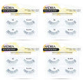 Andrea Two of a Kind False Lashes 53 - Black, Natural Look, Comfortable, Full Volume Fake Eyelashes for Glamorous Eyes, 4 Pack