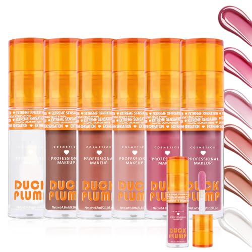 Super Lustrous Lip Oil, Non-Sticky, Hydrating, Hypoallergenic, Waterproof, High Shine Finish (02# Warm Nude)