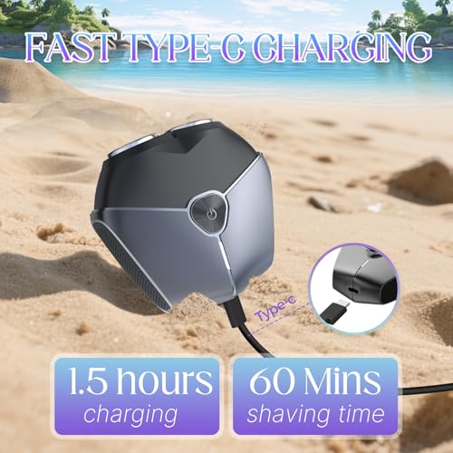Electric Shavers for Women, Womens Electric Leg Shaver Cordless Painless Facial Hair Removal for Arms and Underarms Bikini Trimmer,Portable and Safe Wet and Dry Use Women Shaver