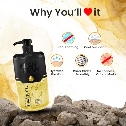 Nishman Fresh Active Shaving Gel 8 GOLD ONE
