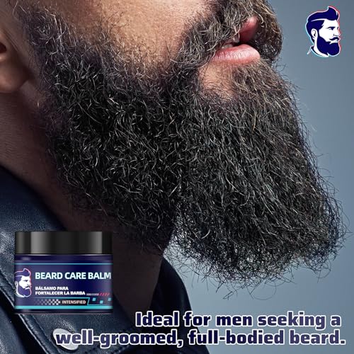 Para Barba,Beard Balm for Men,Crecimiento De Barba Para Ultra Potente,Conditioning Cosmetics with Natural Oils, Lightweight Formula, 3.53 oz